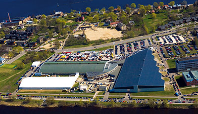 Exhibition center, panorama view